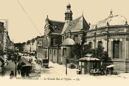 Carte postale de Fontainebleau