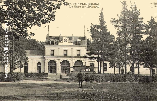 Carte postale de Fontainebleau