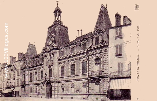 Carte postale de Fontainebleau