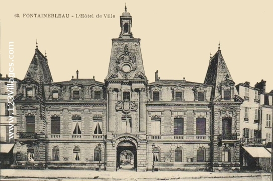 Carte postale de Fontainebleau