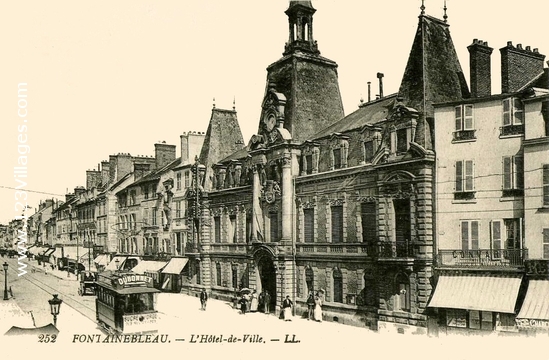 Carte postale de Fontainebleau