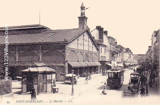 Carte postale de Fontainebleau