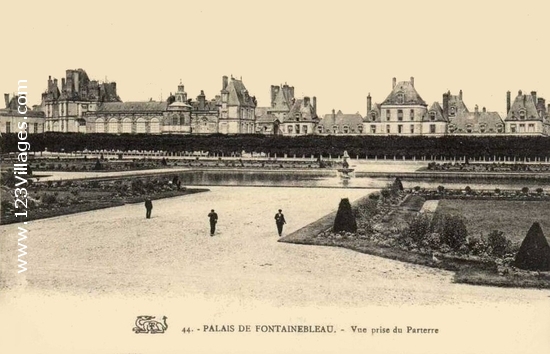 Carte postale de Fontainebleau