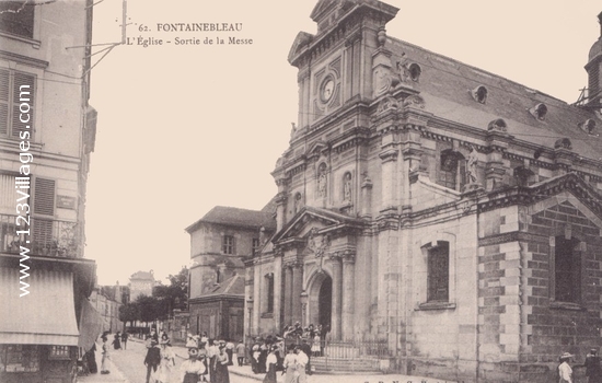 Carte postale de Fontainebleau