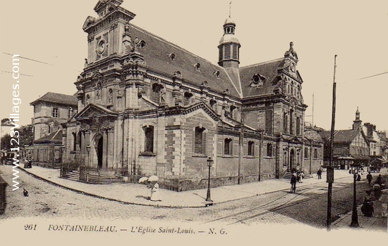 Carte postale de Fontainebleau