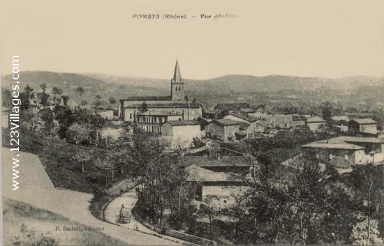 Carte postale de Pomeys