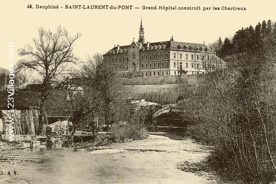Carte postale de Saint-Laurent-du-Pont