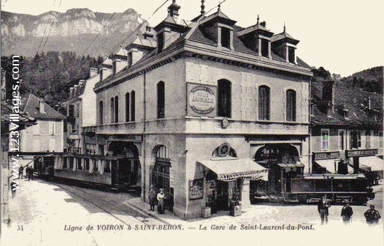 Carte postale de Saint-Laurent-du-Pont