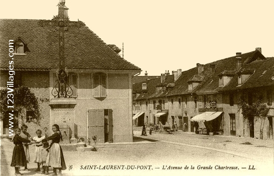 Carte postale de Saint-Laurent-du-Pont