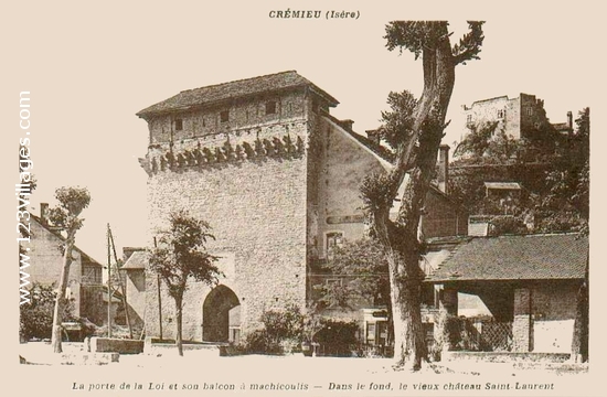 Carte postale de Crémieu