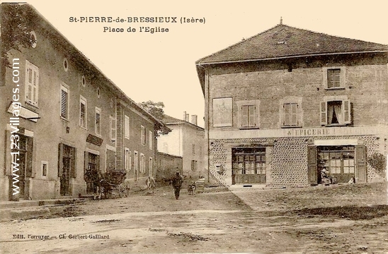 Carte postale de Saint-Pierre-de-Bressieux