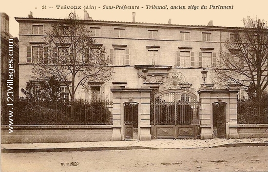 Carte postale de Trévoux