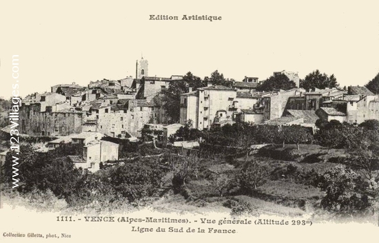 Carte postale de Vence