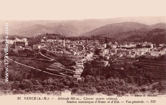 Carte postale de Vence