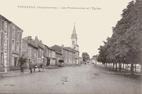 Carte postale de Thénezay