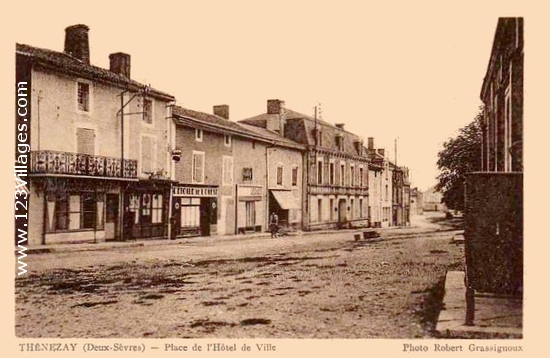 Carte postale de Thénezay