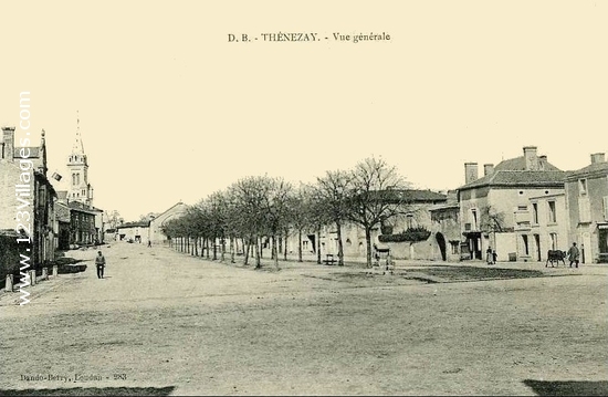 Carte postale de Thénezay