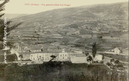 Carte postale de Vesc