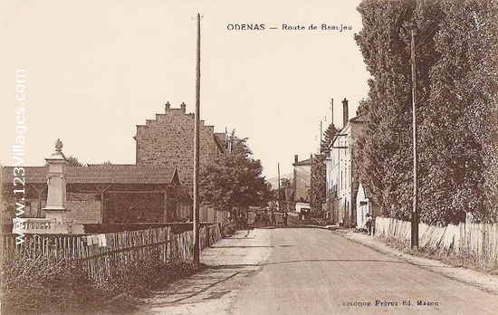 Carte postale de Odenas