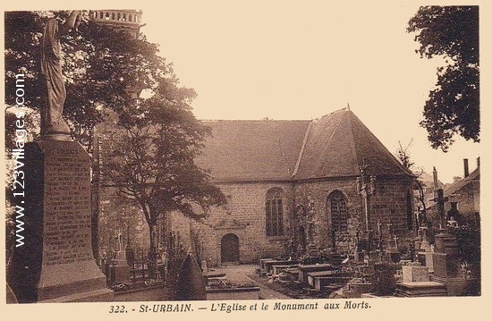 Carte postale de Saint-Urbain