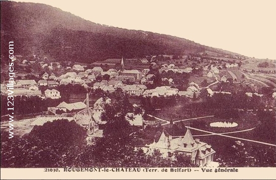 Carte postale de Rougemont-le-Château