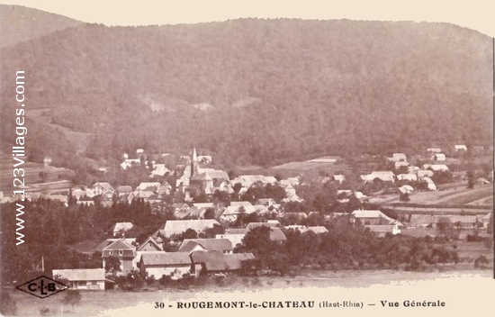 Carte postale de Rougemont-le-Château