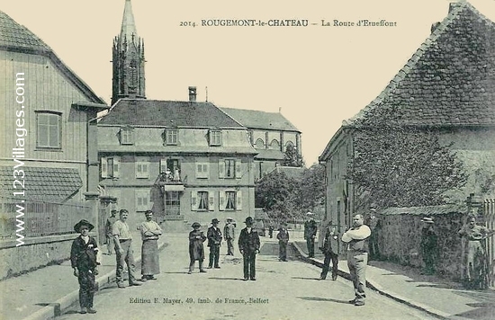 Carte postale de Rougemont-le-Château