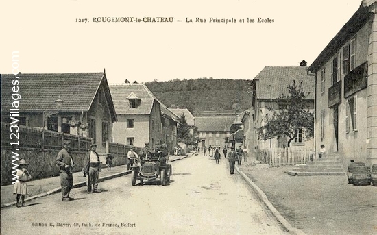 Carte postale de Rougemont-le-Château