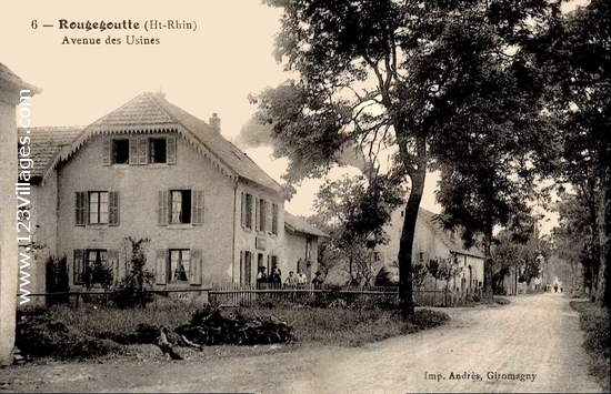 Carte postale de Rougegoutte