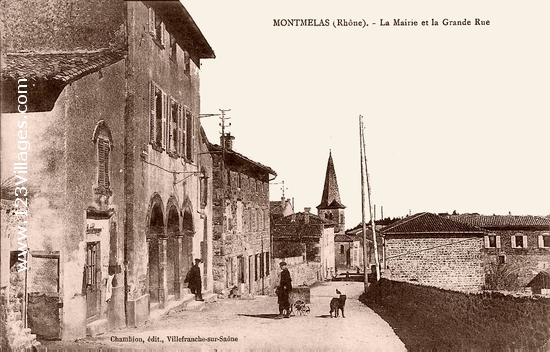 Carte postale de Montmelas-Saint-Sorlin