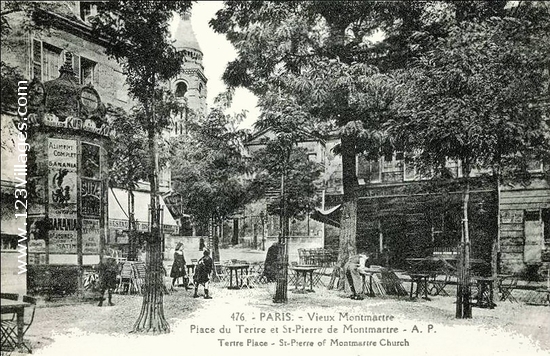 Carte postale de Paris 18ème arrondissement 