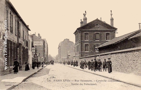 Carte postale de Paris 17ème arrondissement