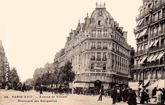 Carte postale de Paris 17ème arrondissement