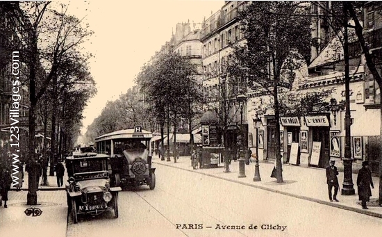 Carte postale de Paris 17ème arrondissement