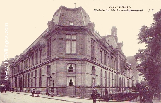 Carte postale de Paris 16ème arrondissement 