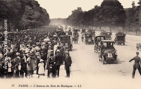 Carte postale de Paris 16ème arrondissement 