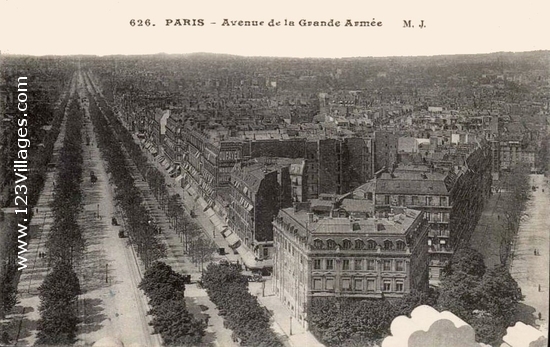 Carte postale de Paris 16ème arrondissement 