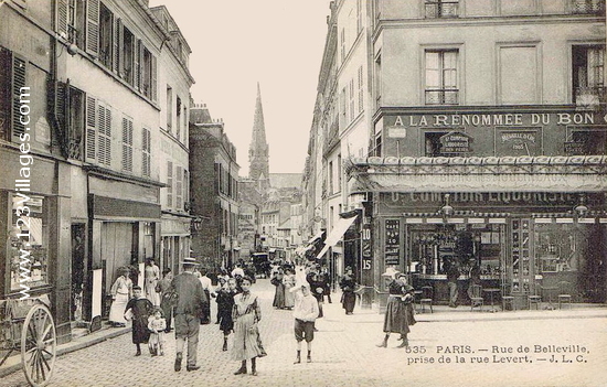 Carte postale de Paris 20ème arrondissement 