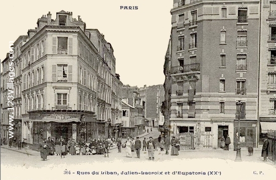 Carte postale de Paris 20ème arrondissement 