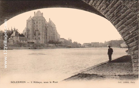 Carte postale de Solesmes