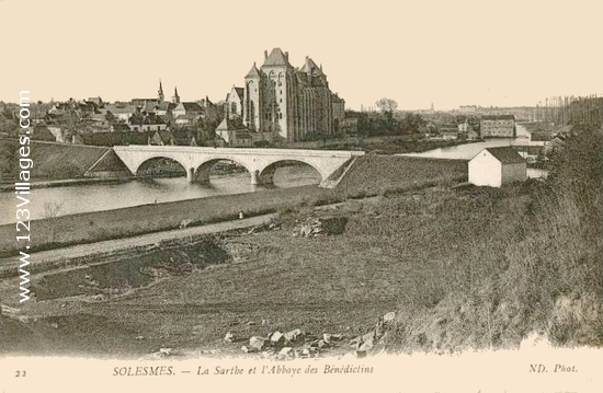 Carte postale de Solesmes