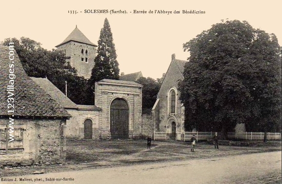 Carte postale de Solesmes