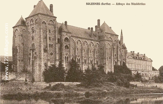 Carte postale de Solesmes