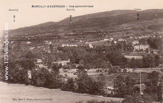 Carte postale de Marcilly-d Azergues