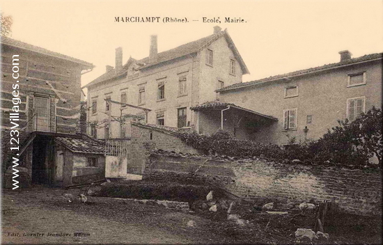 Carte postale de Marchampt