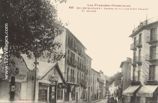 Carte postale de Bourg-Madame