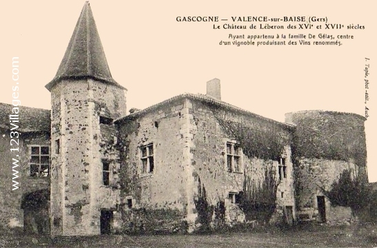 Carte postale de Valence-sur-Baïse