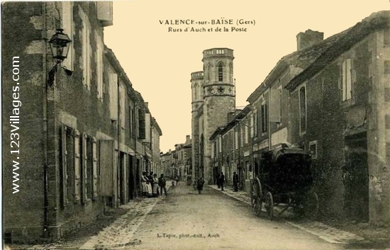 Carte postale de Valence-sur-Baïse