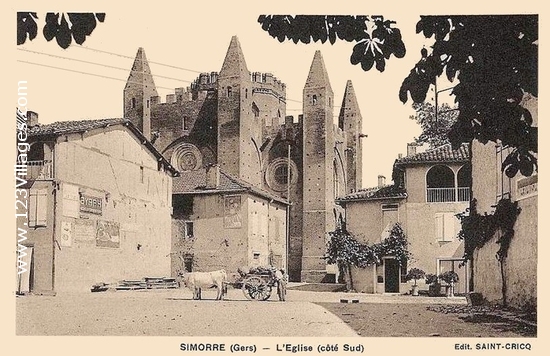 Carte postale de Simorre