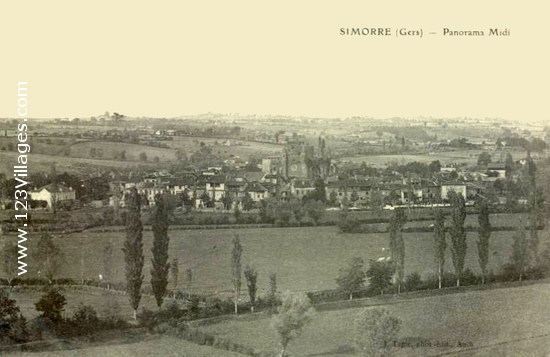 Carte postale de Simorre